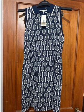 Tory Burch Tech Knit Polo Tank Dress NWT